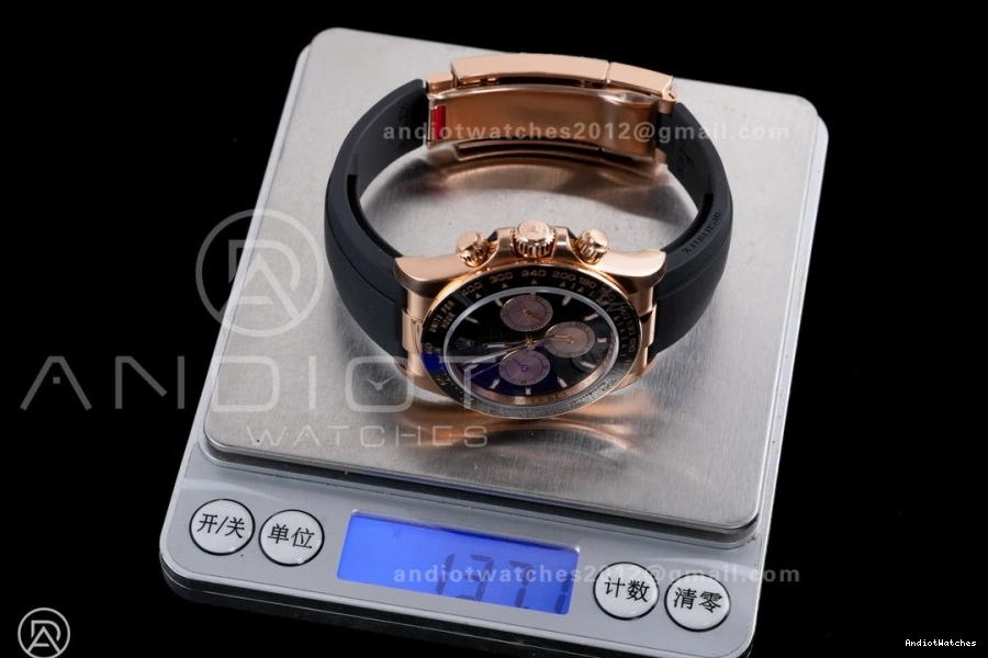 Marker Weight RG Best Black On DD VSF 798 Stick Dial Edition Oyster-flex 1:1 Gain Strap 126515 Daytona Sophisticated Sub-dial 0418